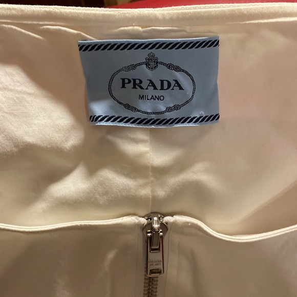 Prada White Zipper Dress - Picture 7 of 11